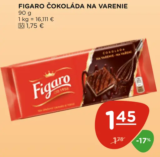 Figaro Čokoláda na varenie
