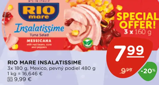 Rio Mare Insalatissime Tuna Salad Mexikana
