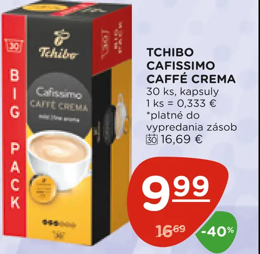 Tchibo Cafissimo Caffè Crema Rich kapsuly