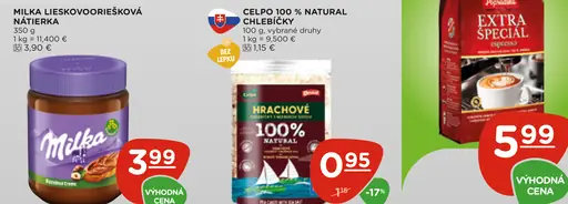 Celpo 100 % natural chlebíčky