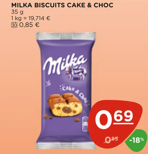 Milka Biscuits Cake & Choc sušienky