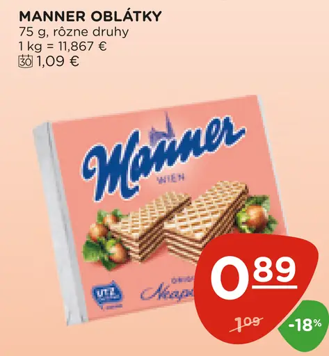 Manner oblátky