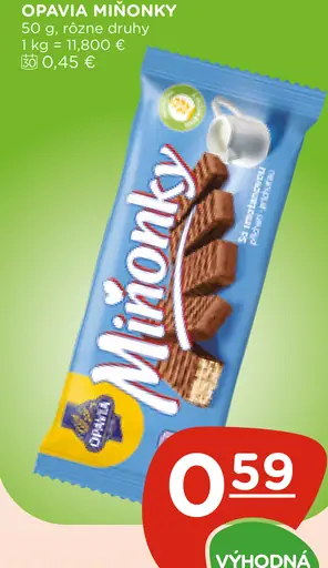 Opavia Míňonky oblátky