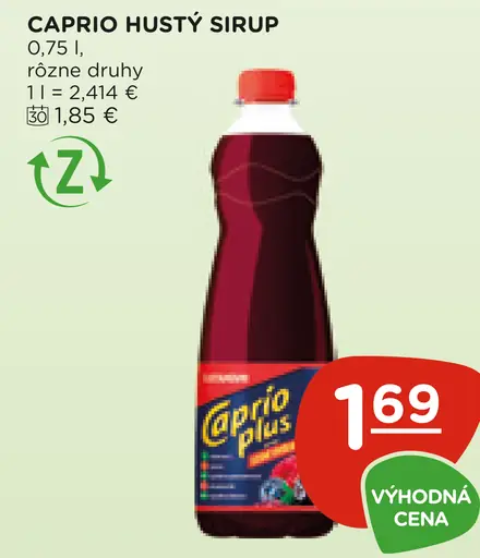 Caprio Hustý Sirup