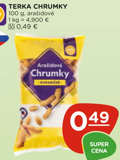Terka arašidové chrumky