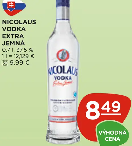 Nicolaus Extra Jemná Vodka