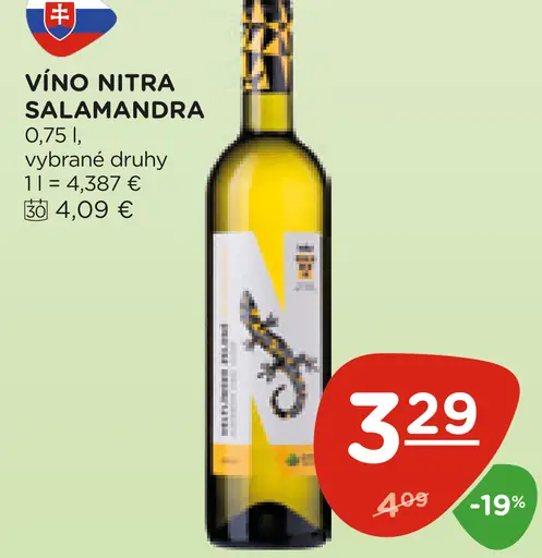 Víno Nitra Salamandra