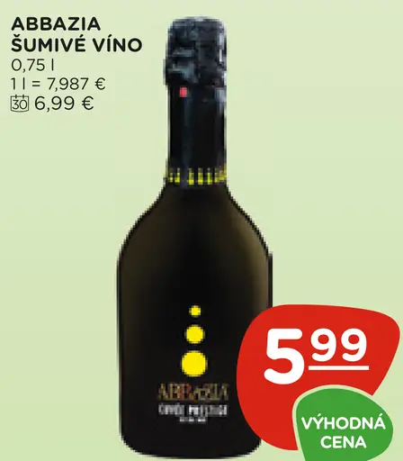 Abbazia šumivé víno