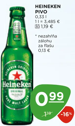 Heineken plechovka