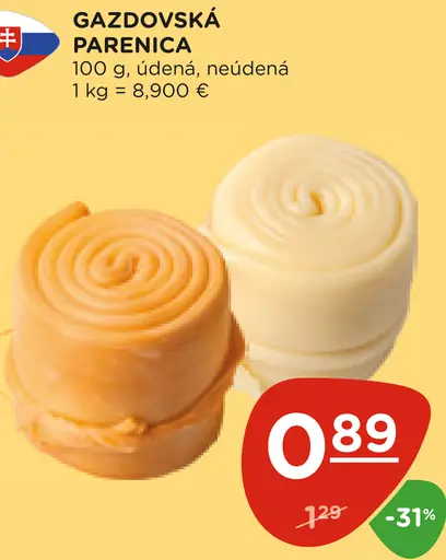 Gazdovská parenica údená/neúdená