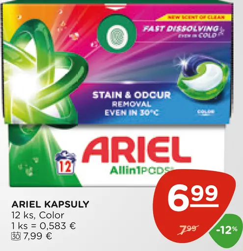 Ariel Kapsuly Color