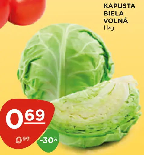 Kapusta biela voľná
