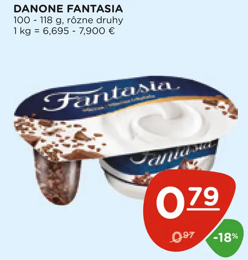 Danone Fantasia jogurtový dezert
