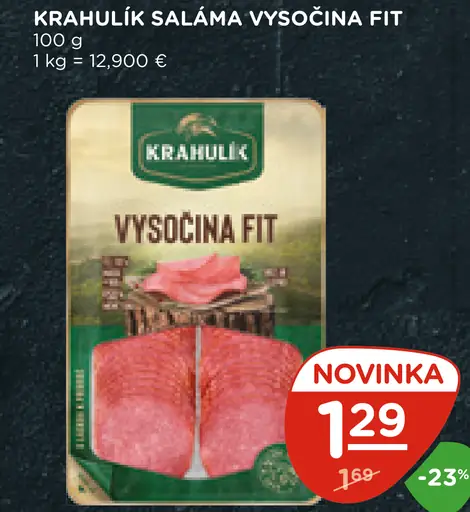Krahulík saláma Vysočina Fit