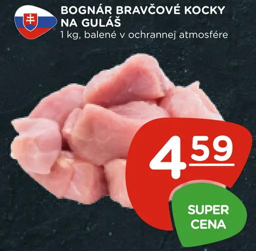 Bognár Bravčové kocky na guláš