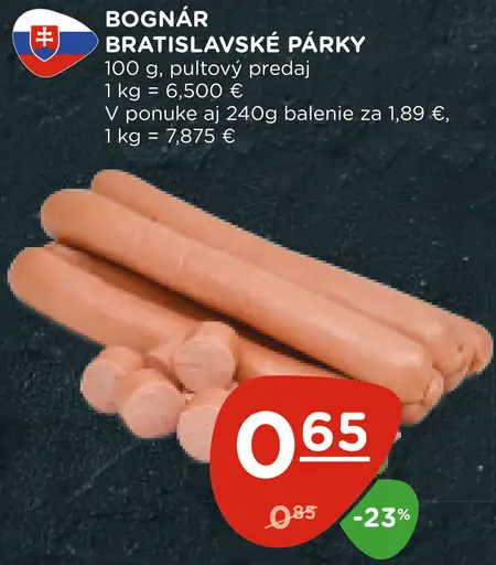 Bognár Bratislavské párky
