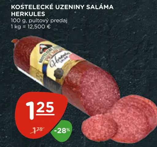 Kostelecké Uzeniny Saláma Herkules