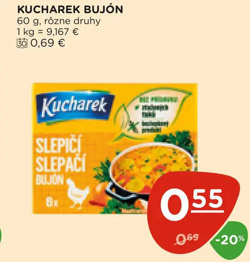 Kucharek slepačí bujón