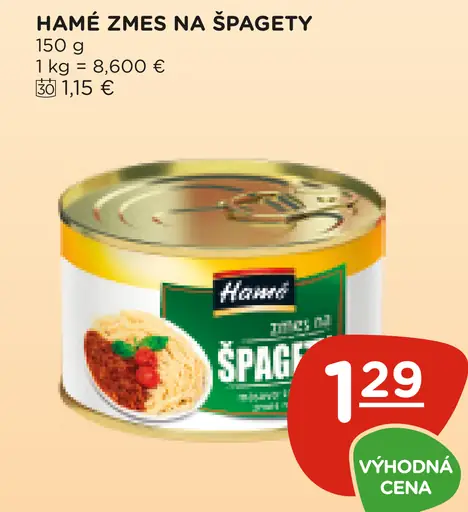 Hamé Zmes na špagety