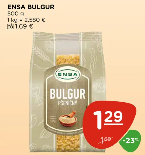 Ensa bulgur pšeničný