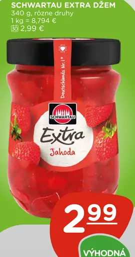 Schwartau Extra džem jahoda