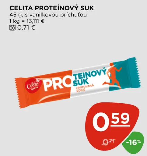 Celita proteínový šuk vanilka