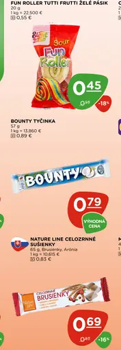 Fun Roller Tutti Frutti želé pásik