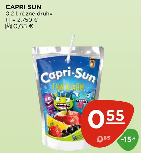 Capri-Sun nápoje