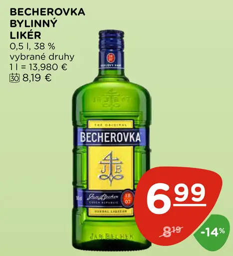 Becherovka Bylinný likér