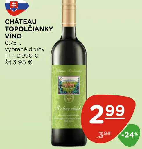 Château Topoľčianky víno