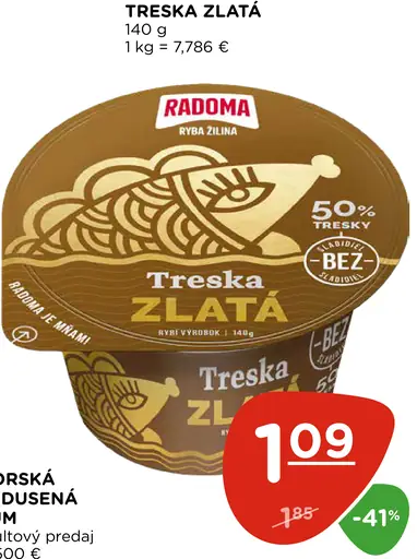 Radoma Treska zlatá