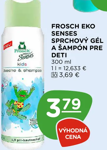 Frosch Senses sprchový gél a šampón pre deti
