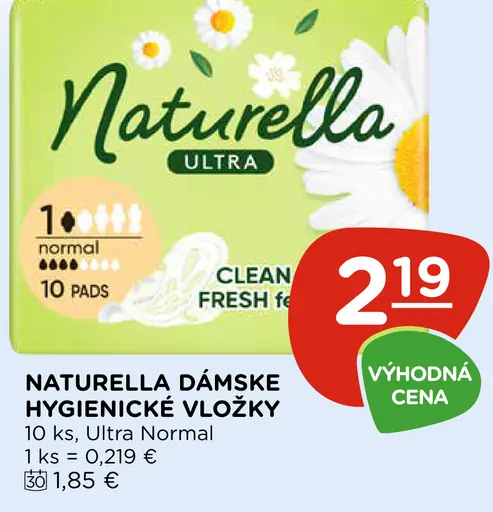 Naturella Ultra dámske hygienické vložky normal