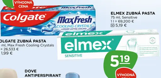 Elmex zubná pasta Sensitive