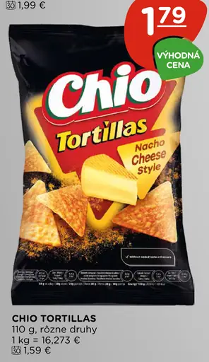 Chio Tortillas Nacho Cheese