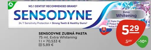Sensodyne Zubná Pasta Extra Whitening