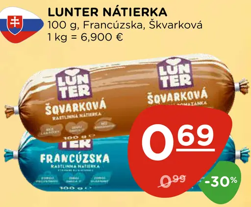 Lunter nátierka Francúzska/Škvarková
