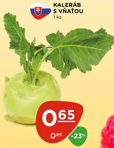 Kaleráb s vňaťou