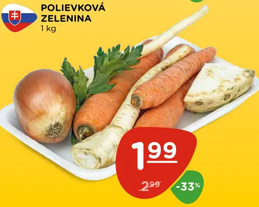 Polievková zelenina mix