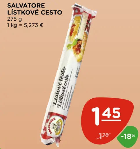Salvatore lístkové cesto