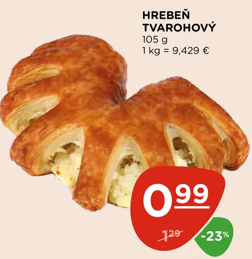 Hrebeň tvarohový