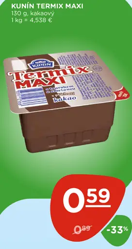 Kunín Termix Maxi kakaový
