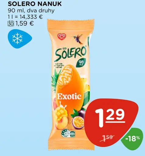 Solero nanuk Exotic zmrzlina na tyčke