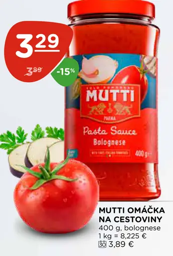 Mutti omáčka na cestoviny Bolognese