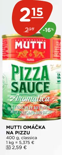 Mutti omáčka na pizzu classica