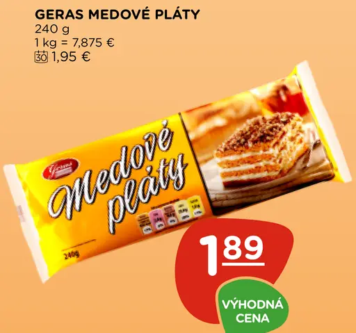Geras Medové pláty