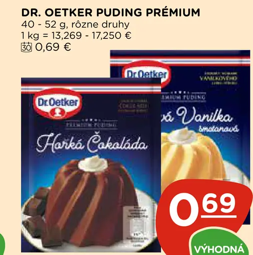 Dr. Oetker puding prémiový