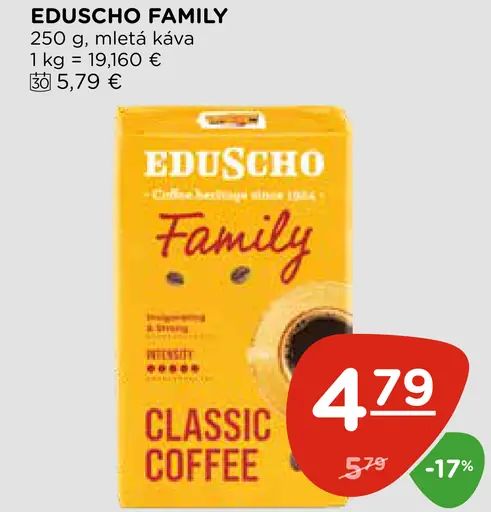 Eduscho Family mletá káva