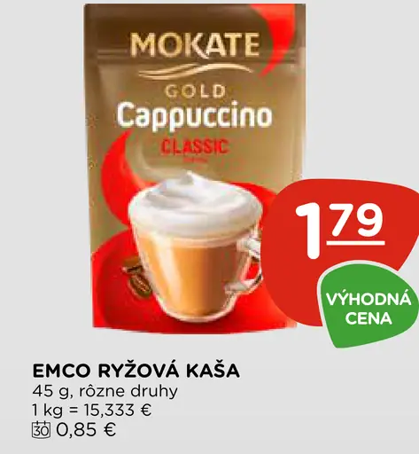 Mokate Gold Cappuccino Classic instantný nápoj