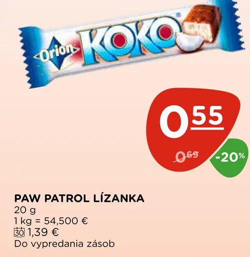 Lízanka Paw Patrol